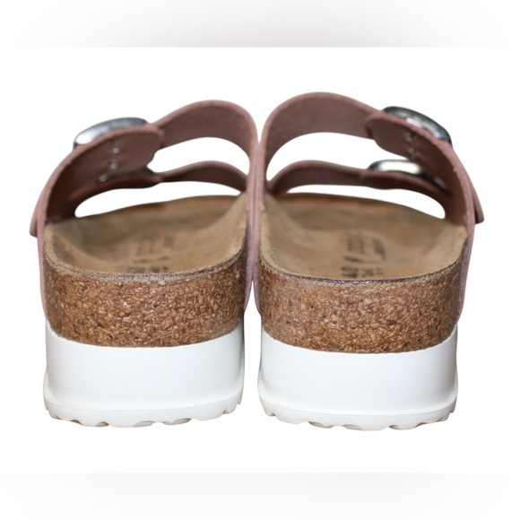 Papillio | Birkenstock | Arizona Platform Sandal | Soft Pink | Size 40 - Picture 4 of 13